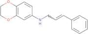 N-(3-Phenylprop-2-en-1-yl)-2,3-dihydro-1,4-benzodioxin-6-amine