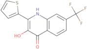 3-Hydroxy-2-(thiophen-2-yl)-7-(trifluoromethyl)-1,4-dihydroquinolin-4-one