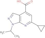 6-Cyclopropyl-1-isopropyl-1H-pyrazolo-[3,4-b]pyridine-4-carboxylic acid