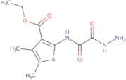 Ethyl 2-[(hydrazinecarbonyl)formamido]-4,5-dimethylthiophene-3-carboxylate