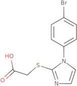 2-{[1-(4-Bromophenyl)-1H-imidazol-2-yl]sulfanyl}acetic acid