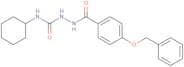 (cyclohexylamino)-N-((4-(phenylmethoxy)phenyl)carbonylamino)formamide