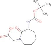 2-(3-{[(tert-Butoxy)carbonyl]amino}-2-oxoazepan-1-yl)acetic acid