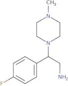 2-(4-Fluorophenyl)-2-(4-methylpiperazin-1-yl)ethan-1-amine