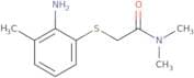 2-[(2-Amino-3-methylphenyl)sulfanyl]-N,N-dimethylacetamide