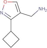 (3-Cyclobutyl-1,2-oxazol-4-yl)methanamine