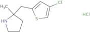 2-[(4-Chlorothiophen-2-yl)methyl]-2-methylpyrrolidine hydrochloride