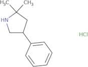 2,2-Dimethyl-4-phenylpyrrolidine hydrochloride