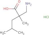 2-(Aminomethyl)-2,4-dimethylpentanoic acid hydrochloride