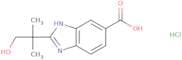 2-(1-Hydroxy-2-methylpropan-2-yl)-1H-1,3-benzodiazole-5-carboxylic acid hydrochloride