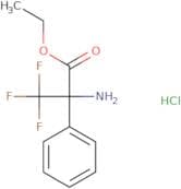 Ethyl 2-amino-3,3,3-trifluoro-2-phenylpropanoate hydrochloride