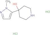 4-(1-Methyl-1H-pyrazol-5-yl)piperidin-4-ol dihydrochloride