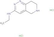 N-Ethyl-5H,6H,7H,8H-pyrido[4,3-c]pyridazin-3-amine dihydrochloride