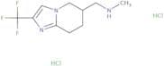 Methyl({[2-(trifluoromethyl)-5H,6H,7H,8H-imidazo[1,2-a]pyridin-6-yl]methyl})amine dihydrochloride