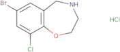 7-Bromo-9-chloro-2,3,4,5-tetrahydro-1,4-benzoxazepine hydrochloride