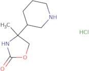 4-Methyl-4-(piperidin-3-yl)-1,3-oxazolidin-2-one hydrochloride