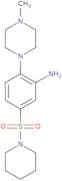 2-(4-Methylpiperazin-1-yl)-5-(piperidine-1-sulfonyl)aniline