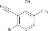 3-Bromo-5,6-dimethylpyridazine-4-carbonitrile