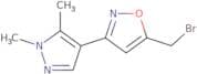 5-(Bromomethyl)-3-(1,5-dimethyl-1H-pyrazol-4-yl)-1,2-oxazole