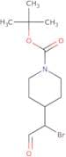 tert-Butyl 4-(1-bromo-2-oxoethyl)piperidine-1-carboxylate