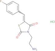 3-(2-Aminoethyl)-5-[(4-fluorophenyl)methylidene]-1,3-thiazolidine-2,4-dione hydrochloride