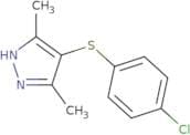4-[(4-Chlorophenyl)thio]-3,5-dimethyl-1H-pyrazole