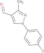 1-(4-Fluorophenyl)-3-methyl-1H-pyrazole-4-carbaldehyde