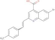 6-Bromo-2-[2-(4-methylphenyl)ethenyl]quinoline-4-carboxylic acid