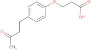 3-[4-(3-Oxobutyl)phenoxy]propanoic acid