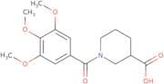 1-(3,4,5-Trimethoxybenzoyl)piperidine-3-carboxylic acid