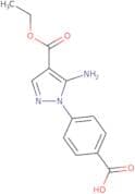4-[5-Amino-4-(ethoxycarbonyl)-1H-pyrazol-1-yl]benzoic acid