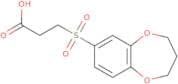 3-(3,4-Dihydro-2H-1,5-benzodioxepine-7-sulfonyl)propanoic acid