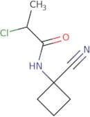 2-Chloro-N-(1-cyanocyclobutyl)propanamide