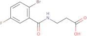 3-[(2-Bromo-5-fluorophenyl)formamido]propanoic acid