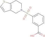 3-{4H,5H,6H,7H-Thieno[3,2-c]pyridine-5-sulfonyl}benzoic acid