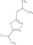 2-(1-Chloroethyl)-5-(2-methylpropyl)-1,3,4-oxadiazole