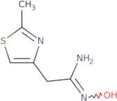 (Z)-N'-Hydroxy-2-(2-methyl-1,3-thiazol-4-yl)ethenimidamide