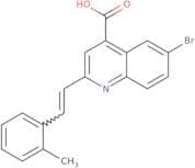 6-Bromo-2-[2-(2-methylphenyl)ethenyl]quinoline-4-carboxylic acid