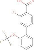 2-Fluoro-4-[2-(trifluoromethoxy)phenyl]benzoic acid