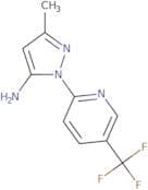3-Methyl-1-[5-(trifluoromethyl)pyridin-2-yl]-1H-pyrazol-5-amine