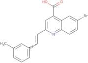 6-Bromo-2-[2-(3-methylphenyl)ethenyl]quinoline-4-carboxylic acid