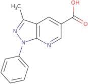 3-Methyl-1-phenyl-1H-pyrazolo[3,4-b]pyridine-5-carboxylic acid