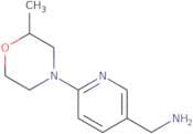 [6-(2-Methylmorpholin-4-yl)pyridin-3-yl]methanamine