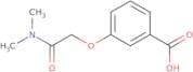 3-[(Dimethylcarbamoyl)methoxy]benzoic acid