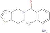 2-Methyl-3-{4H,5H,6H,7H-thieno[3,2-c]pyridine-5-carbonyl}aniline