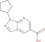 1-Cyclopentyl-1H-pyrazolo[3,4-b]pyridine-5-carboxylic acid