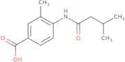 3-Methyl-4-(3-methylbutanamido)benzoic acid