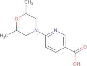 6-(2,6-Dimethylmorpholin-4-yl)pyridine-3-carboxylic acid