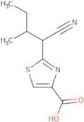 2-(1-Cyano-2-methylbutyl)-1,3-thiazole-4-carboxylic acid