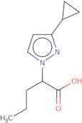 2-(3-Cyclopropyl-1H-pyrazol-1-yl)pentanoic acid